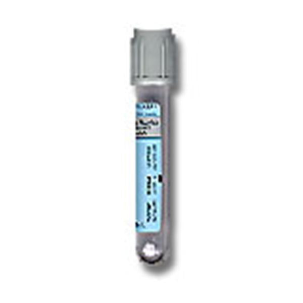 Tube Ven BC Vacutainer 2mL 13x75 Pot Oxlt 4mg/ Sod Flrd 5mg LtGry 100/Bx